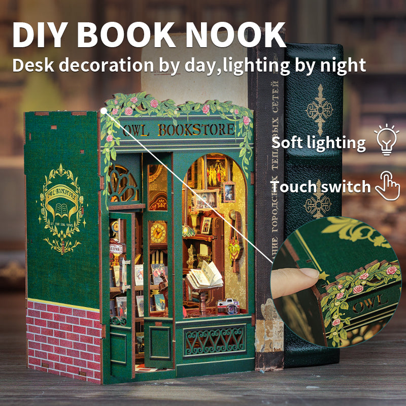 Owl Bookstore ｜ Book Nooks ｜Craftzzle