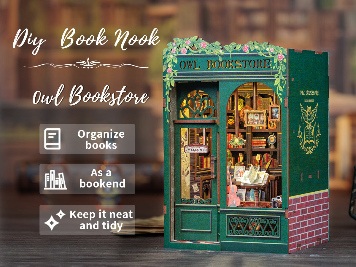 Owl Bookstore ｜ Book Nooks ｜Craftzzle