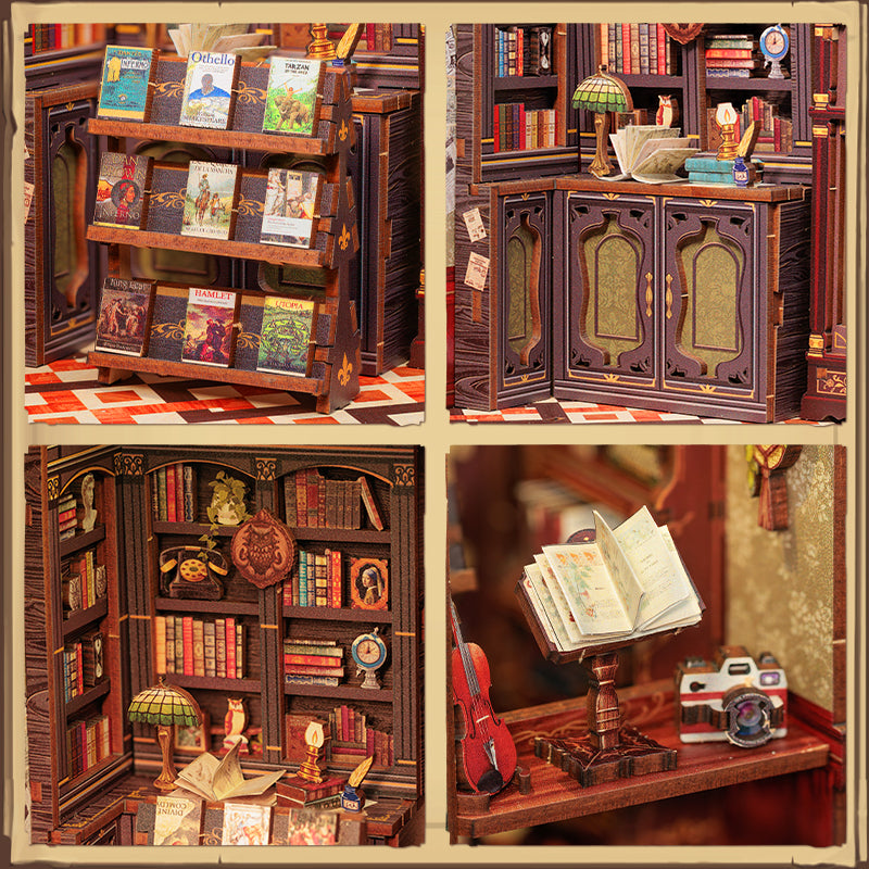 Owl Bookstore ｜ Book Nooks ｜Craftzzle