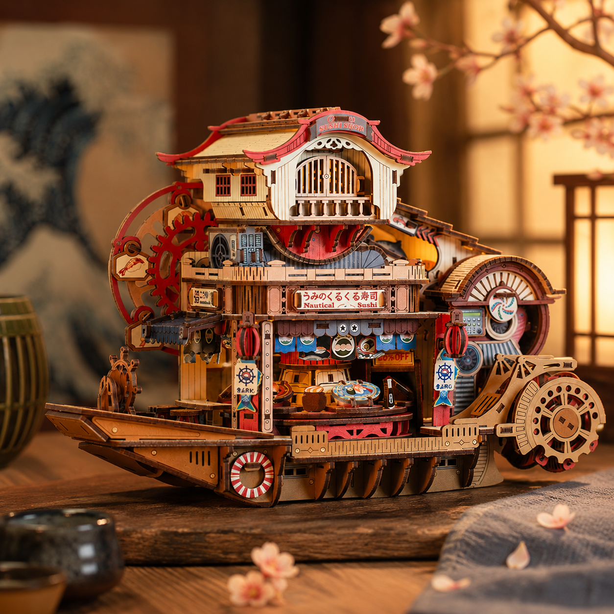 Nautical Sushi Diy miniature house | Craftzzle