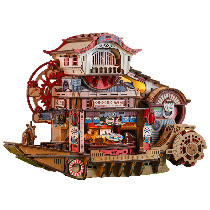 Nautical Sushi Diy miniature house | Craftzzle