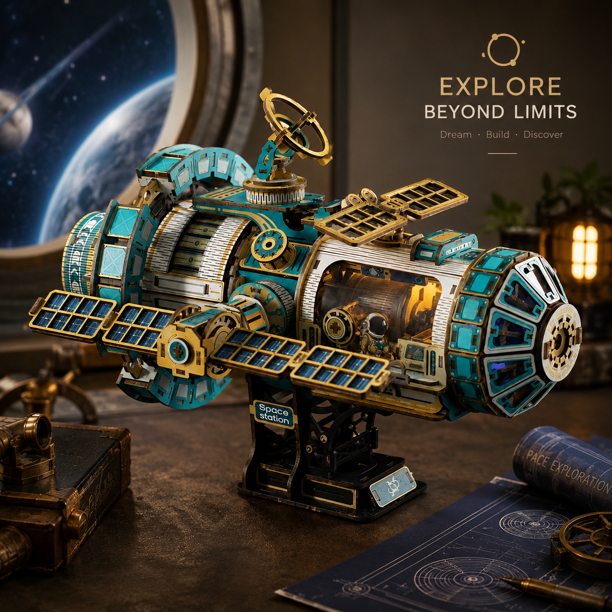Celestigon station Diy miniature house | Craftzzle
